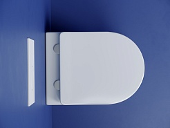 Ceramicanova Подвесной унитаз Metropol Торнадо CN4002T безободковый белый – фотография-10