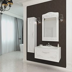  Зеркало для ванной Vittoria белый – фотография-4