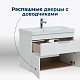 Aquanet Тумба под раковину Ирис New 70 подвесная белая – картинка-26