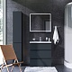 Am.Pm Мебель для ванной Gem S 75 графит матовый, напольная, с 3 ящиками – фотография-24