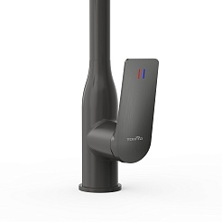 Tokito Смеситель для кухни MITSUISHI вороненая сталь TOK-MIT-1013GM – фотография-3