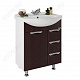 Водолей Мебель для ванной Лира 65 L с ящиками венге – фотография-6