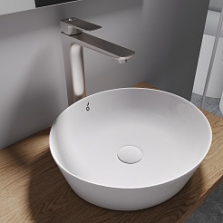 Oliveeka Смеситель для раковины D OL-239003-BN никель матовый – фотография-2