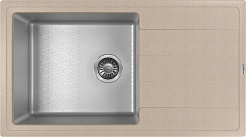 Florentina Мойка кухонная Комби 860 песочная – фотография-1