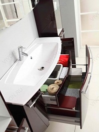 Акватон Мебель для ванной "Севилья 80" жемчуг – фотография-6