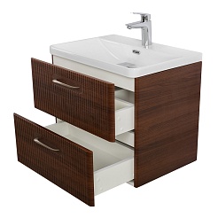 BelBagno Тумба под раковину Due 60 подвесная Noce – фотография-6