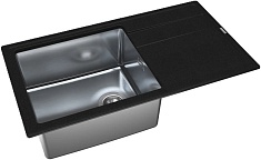 Florentina Мойка кухонная Комби 860 антрацит