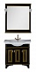 Aquanet Зеркало Валенса 90 черный краколет/золото (180043) – фотография-9