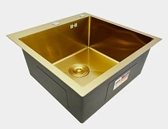 Hoffger Мойка для кухни 5050 Gold – фотография-2