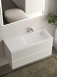 Sancos Мебель для ванной Snob R 100R bianco – фотография-6