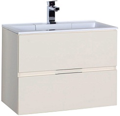 Aquanet Тумба с раковиной "Алвита 70" крем – фотография-1