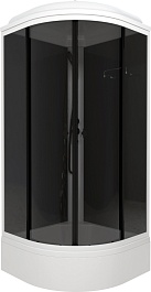 Triton Душевая кабина Грэй-Блэк 90x90 В – фотография-2