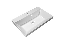 BelBagno Тумба с раковиной Vittoria 80 подвесная Grigio Opaco – фотография-6
