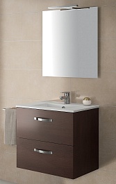 Jacob Delafon Мебель для ванной "Ola 60" темный дуб – фотография-1