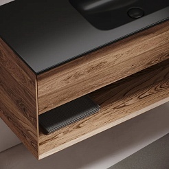 Sancos Тумба с раковиной Marmi 1.0 100 R дуб галифакс натуральный раковина Grace 101 R CN7015MB – фотография-6