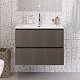 BelBagno Тумба с раковиной Uno mini 100 подвесная Бежевый матовый с раковиной BB-8099-3-100 – картинка-19