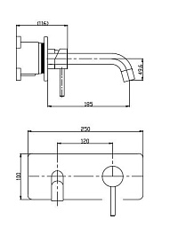 BelBagno Смеситель для раковины Etna ETN-BLVM-IN сатин – фотография-3