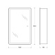 BelBagno Зеркальный шкаф SPC-MAR-500/800-1A-LED-TCH – фотография-28
