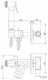 Lemark Смеситель Solo LM7165G для биде – фотография-2