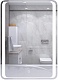 Mixline Мебель для ванной Честер 60 белая/бетон – фотография-24