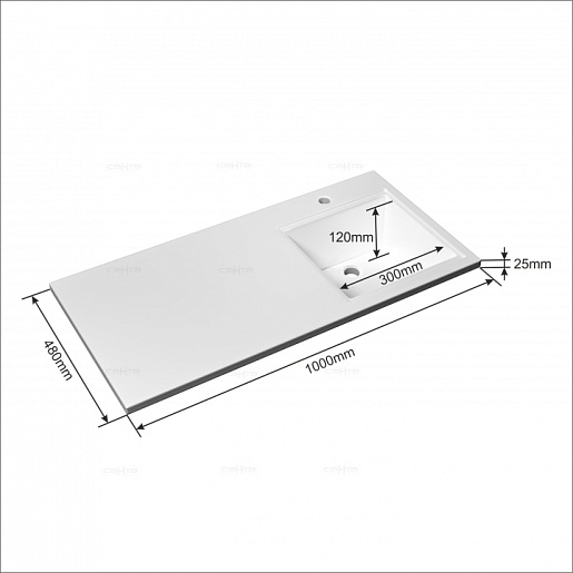 СанТа Мебель для ванной Марс 38 L напольная – картинка-5