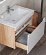 Vigo Мебель для ванной Grani 750-0-1 подвесная белая/дуб сонома – фотография-19