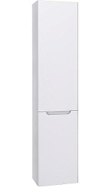 Jorno Шкаф пенал Wood 33/150 белый – фотография-1