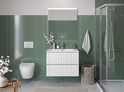 BelBagno Тумба под раковину Uno mini 100 подвесная Bianco Opaco – фотография-7