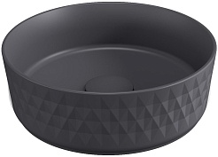 Allen Brau Мебельная накладная раковина Fantasy Romb 36 4.11033.AN антрацит – фотография-1