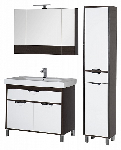 Aquanet Комплект Мебели "Гретта 100" венге (172707) – картинка-5