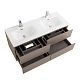 BelBagno Тумба с раковиной Kraft 120-2 подвесная Бежевый матовый – фотография-26