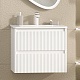 Brevita Тумба под раковину Riva 60 подвесная белая – картинка-11
