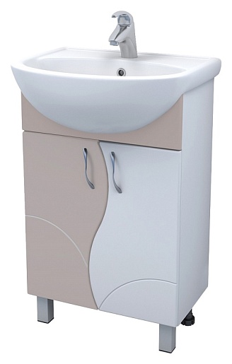 Vigo Тумба с раковиной Alessandro 4-55 бежевая – фото, картинка, фотография-1