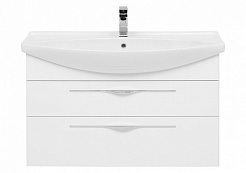 Aquanet Тумба с раковиной Ирвин 105 белая – фотография-6