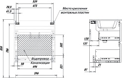 Aquanet Тумба под раковину Джейн 2.0 60 подвесная мокко матовый – фотография-14
