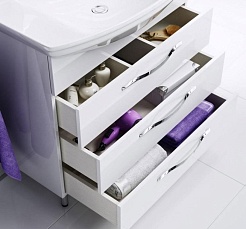 Aqwella Тумба для умывальника Аллегро 65 напольная – фотография-3