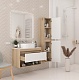 Teymi Тумба с раковиной Ritta 85 дуб эврика/белый матовый T60531 раковина T50606 – картинка-15