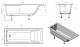 Astra-Form Ванна Нейт 170х70, литой мрамор – картинка-10