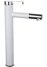 Frap Смеситель для раковины H52 F1052-15 белый/хром – фотография-1