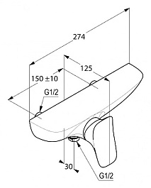 Kludi Смеситель "Ambienta 537100575" – фотография-4