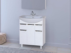 Misty Мебель для ванной Лаванда 70 с ящиками – фотография-6