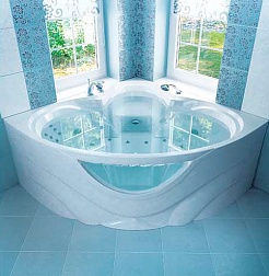 Triton Акриловая ванна "Виктория" со стеклом – фотография-6