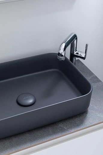 Allen Brau Мебельная накладная раковина Fantasy 50 4.11021.AN антрацит – фотография-4
