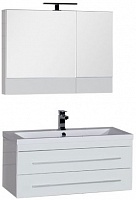 Aquanet Мебель для ванной Нота 90 камерино белая (230297)