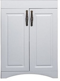 Style Line Тумба для умывальника Даллас классик 120 Люкс, белая – фотография-1