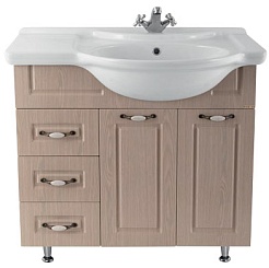 Водолей Тумба под раковину Капри 90 L (левое крыло) дуб – фотография-1