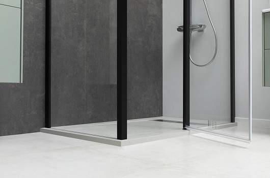 Allen Brau Душевой уголок Priority 90x90 3.31003.BBA/3.31018.BBA чёрный браш – картинка-7