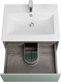 Акватон Тумба под раковину Форест 60 дуб рошелье/сумеречный голубой – фотография-3