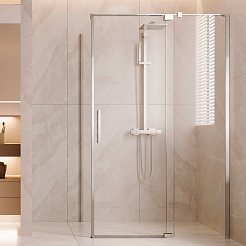 Vincea Душевой уголок Extenza 110/120x90 VSR-4EX111290CL профиль хром стекло прозрачное – фотография-2