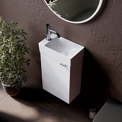 Sancos Мебель для ванной Mini 35 L белый глянец – фотография-5